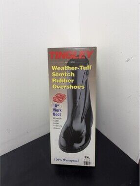 Tingley Waterproof Stretch Rubber Overshoes Work Boot Men’s Size MD 8 - 9.5